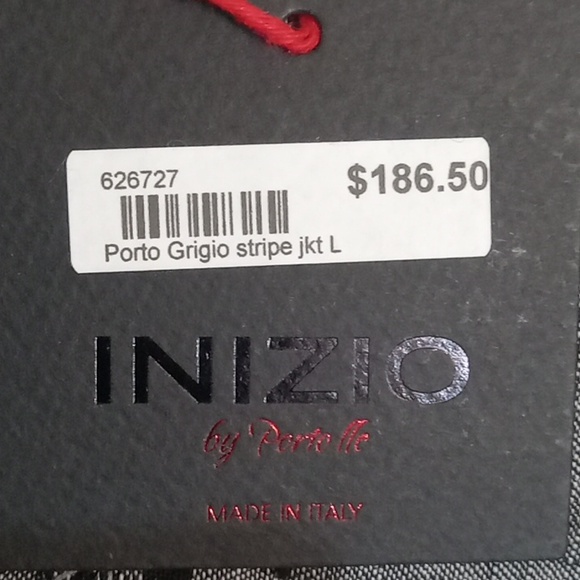 INIZIO From Italy Women's Gray & Black Linen & Cotton Jacket - Picture 5 of 8